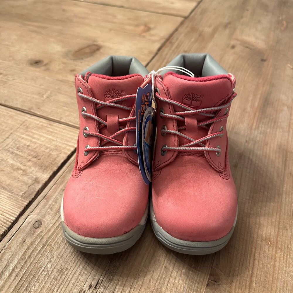Timberland Pink Boots NWT size 8